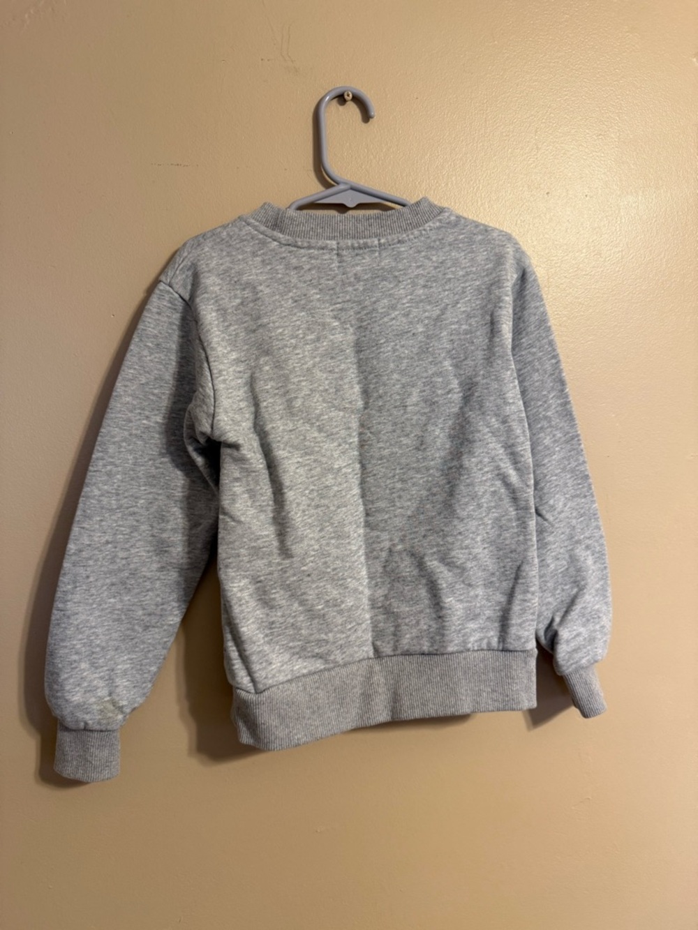 Lola + The Boys Gray 'New York' Sweatshirt with Blue Sequin Lettering - Picture 4 of 4